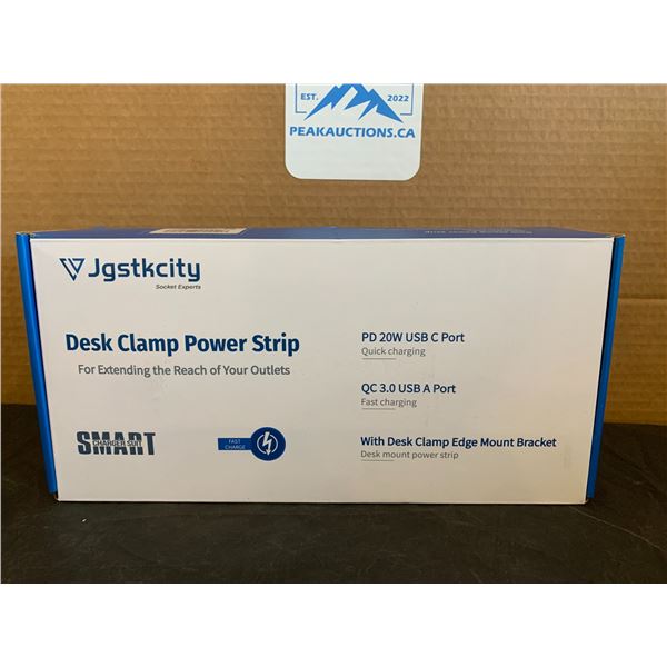 Jgstkcity Desk Clamp Power Strip Quick Charging
