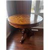 Image 1 : Vintage Rolling Table with Decorative Inlay