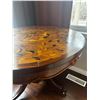 Image 2 : Vintage Rolling Table with Decorative Inlay
