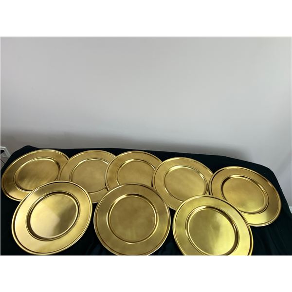 13" Metal Charger Plates