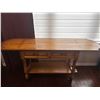 Image 2 : Thomasville Drop Leaf Rolling Buffet Server