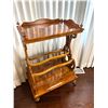 Image 1 : Vintage Wooden Canterbury Table