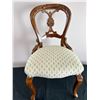 Image 1 : Vintage Upholstered Wooden Chair
