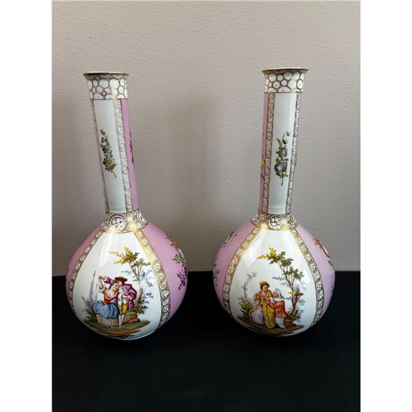Dresden Porcelain Vases
