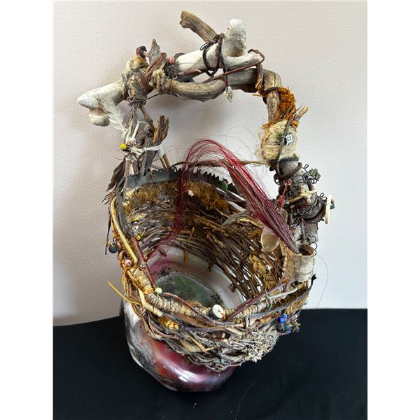 Whimsical Art Glass Sculpture