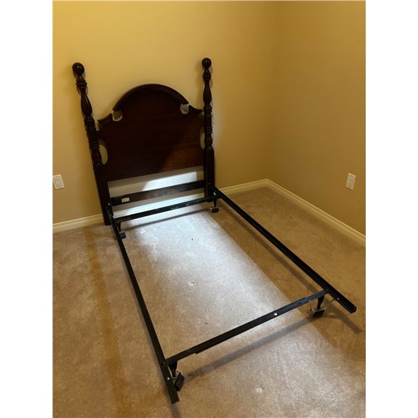 Twin Headboard and Bedframe