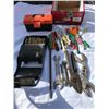 Image 1 : Box with 5 Antique Wrenches and Box with Mini