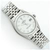 Image 3 : Rolex Stainless Steel 36MM White Diamond Datejust Wristwatch
