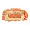 Image 3 : Vintage 14k Gold GIA NO DYE Large Hand Carved Owl Coral Cameo Pendant Brooch Pin
