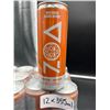 Image 2 : ZOA Zero Sugar Energy Drinks, Wild Orange – 355ml (Pack of 12)