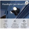 Image 1 : Ring Floodlight Cam Wired Plus with motion-activated 1080p HD video, Black