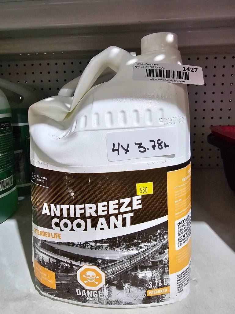 Premixed Engine Antifreeze Coolant 3.78L Bottles, Pack of 4