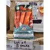 Image 1 : Lot of 5 Packs of Mr. Fothergills Organic Nantes 2 Carrot Seeds