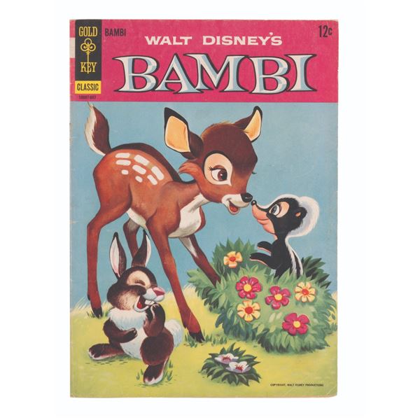 A 1963 Gold Key “Bambi" Comic Book.