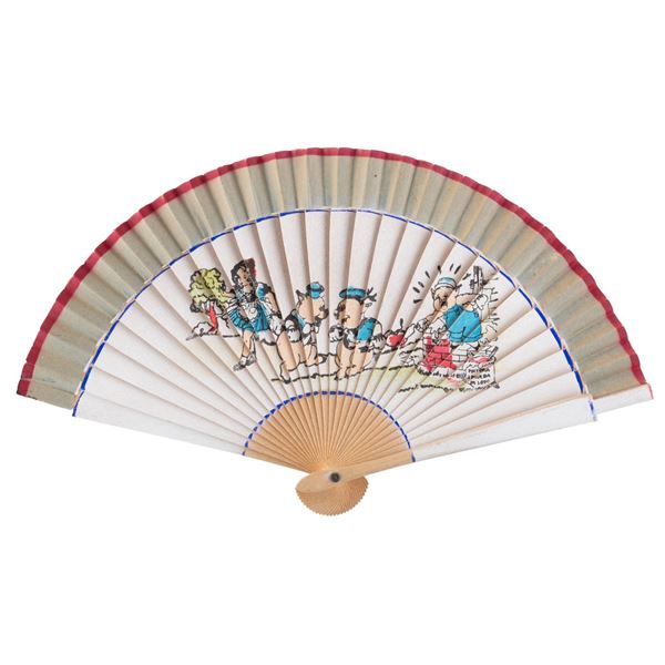 A “Three Little Pigs” Japanese Fan.