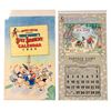 Image 1 : A Very Rare 1938 Silly Symphony Calendar.