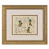 Image 2 : A Jiminy Cricket Model Sheet Framed Pin Set.