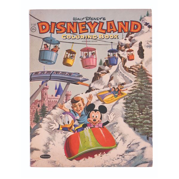 A 1959 Disneyland Coloring Book.