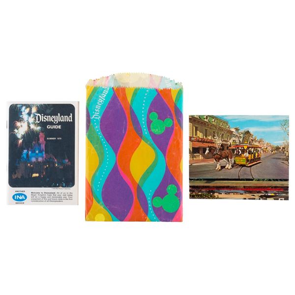 A Disneyland 1970s Ephemera Collection.
