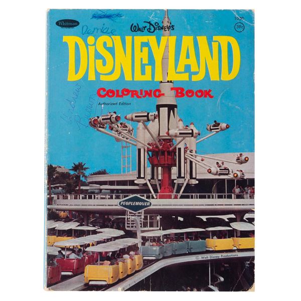A 1970 Disneyland Coloring Book.