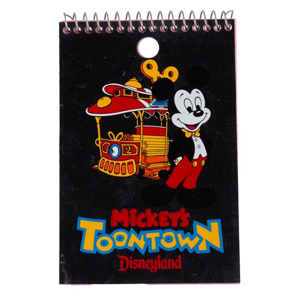 A Mickey's Toontown Notepad.