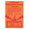 Image 1 : A 1970s Walt Disney World Valentine Party Ticket.