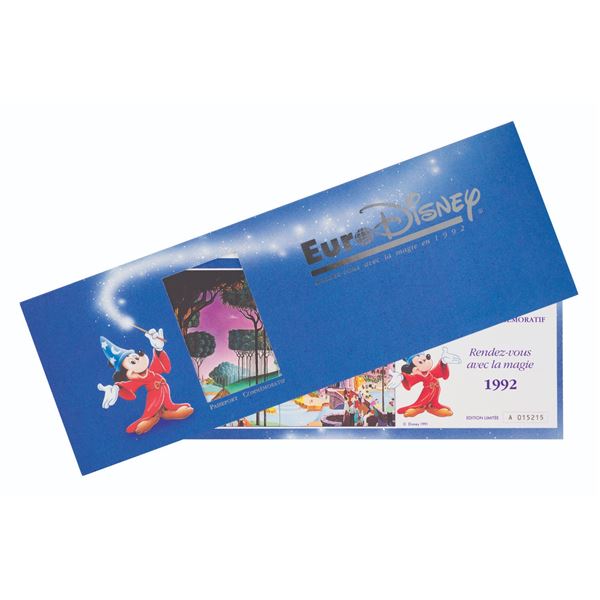 A Euro Disneyland Commemorative Passport.