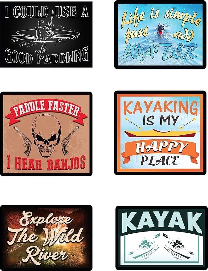 Kayak Stickers Great Kayaking Accessories Waterproof Stickers For Kayak ...