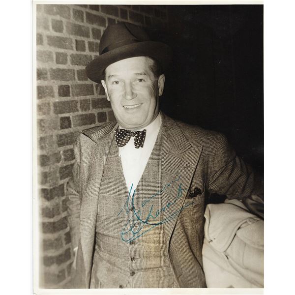 The Merry Widow Maurice Chevalier signed photo