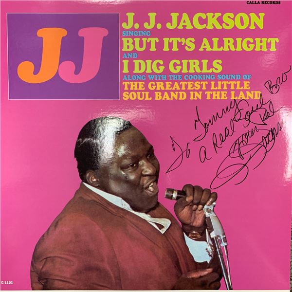 J.J. Jackson self titled signed album