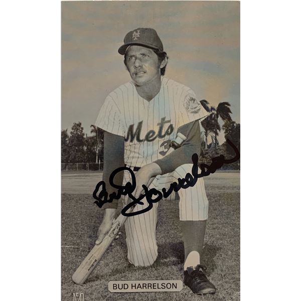 NY Mets Bud Harrelson signed photo