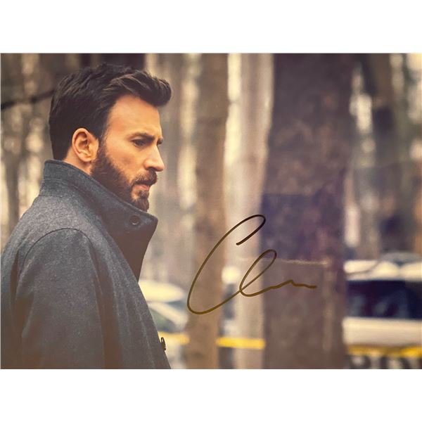 Chris Evans signed movie photo