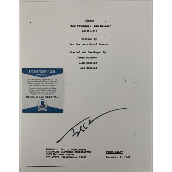 Ted Danson signed Cheers script - Beckett