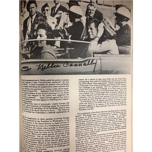 Warren Commission Death Of The President signed book