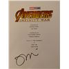 Image 1 : Avengers: Infinity War signed script cover