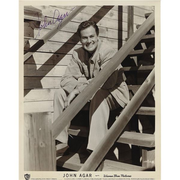 Sands of Iwo Jima John Agar signed photo