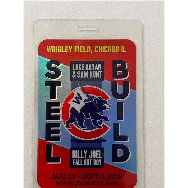 Billy Joel Fall Out Boy 2018 Backstage Pass