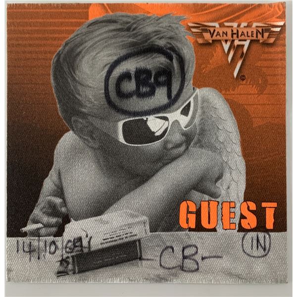 Van Halen backstage pass