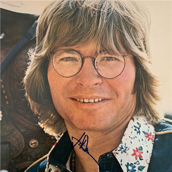 John Denver Windsong signed album. GFA Authenticated