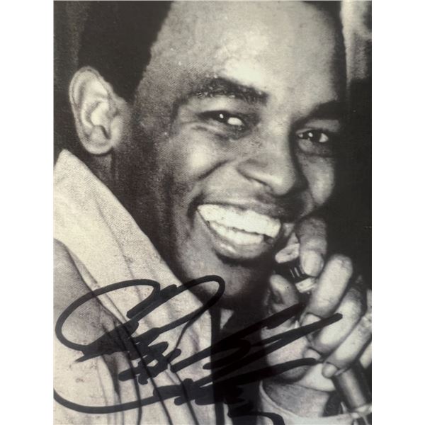 Chuck Jackson signed photo