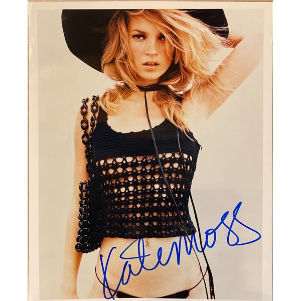 Kate Moss signed photo