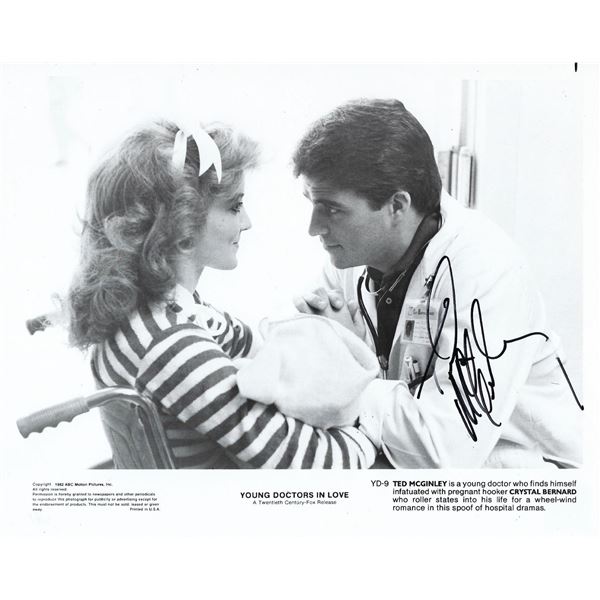 Young Doctors in Love Ted McGinley signed movie photo