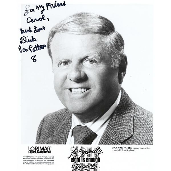 Eight Is Enough Dick Van Patten signed photo
