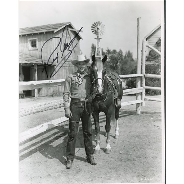 Rex Allen signed photo