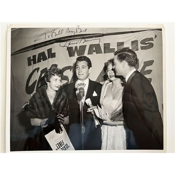 War of The Worlds Gene Barry signed photo