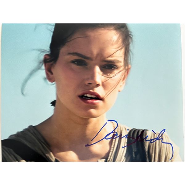 Star Wars Daisy Ridley signed photo