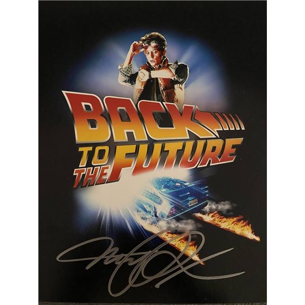 Back To The Future Michael J. Fox signed photo