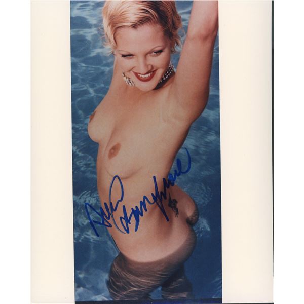 Drew Barrymore signed photo