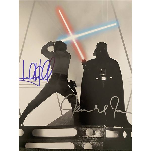 Star Wars cast signed movie photo