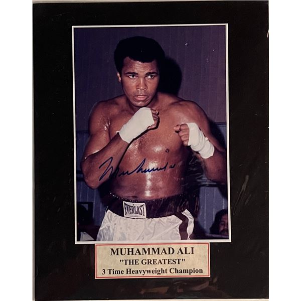 Muhammad Ali signed photo
